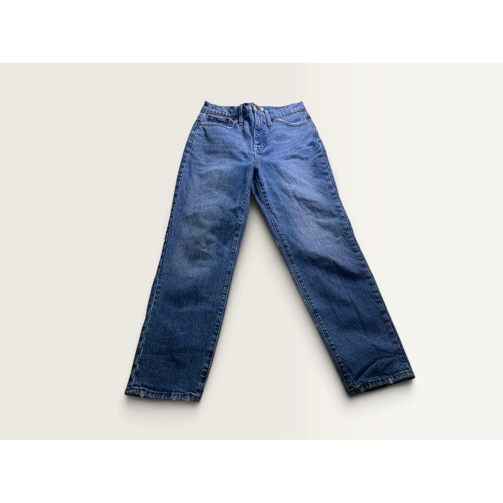 J.Crew Classic Straight Jeans Womens 26 Blue Denim High Rise 100% Cotton M3520